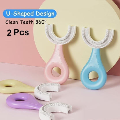 Toothbrush for Silicone Infant Toothbrush For Mouth-Cleaning ( Pack of 2 )