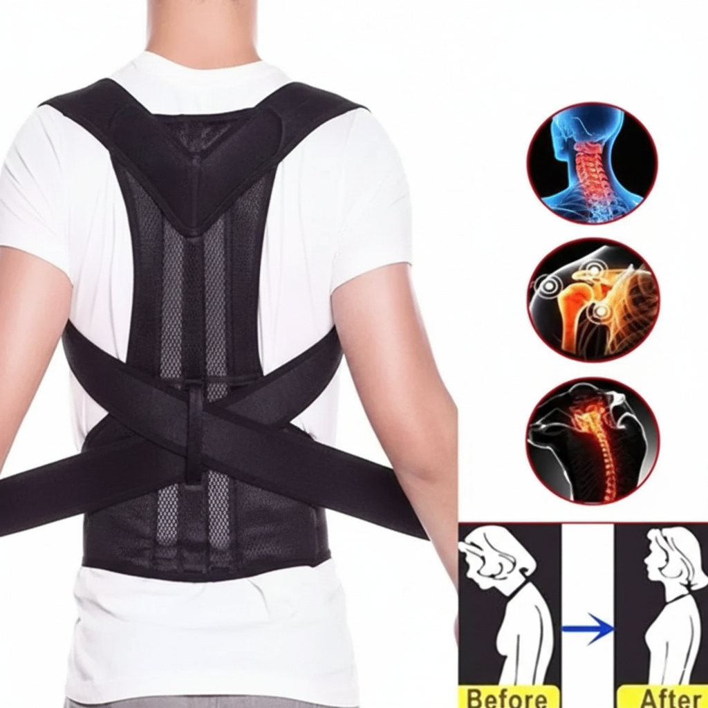 Adjustable Posture Corrector Belt for Men & Women