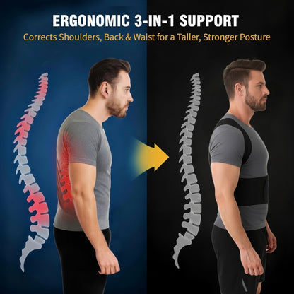 Adjustable Posture Corrector Belt for Men & Women