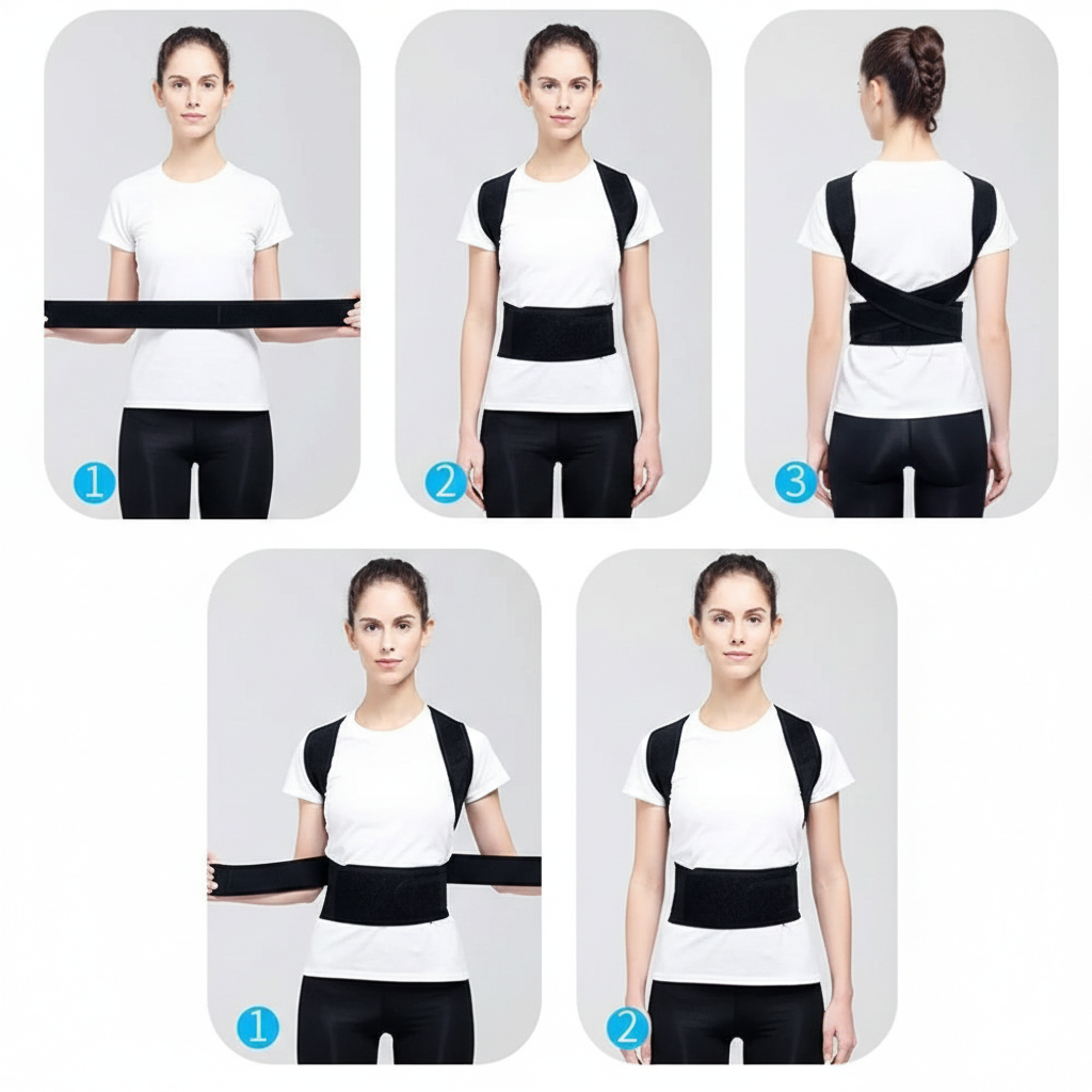 Adjustable Posture Corrector Belt for Men & Women