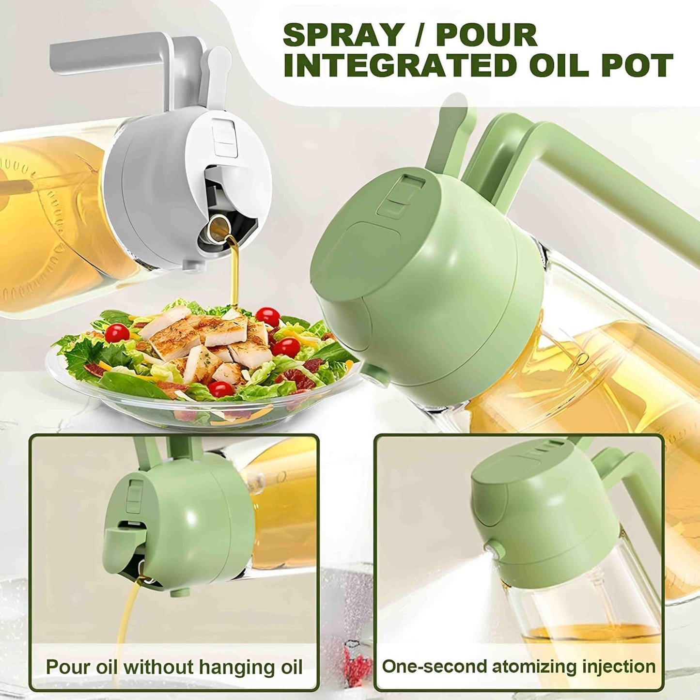 Oil Sprayer & Dispenser For Cooking
